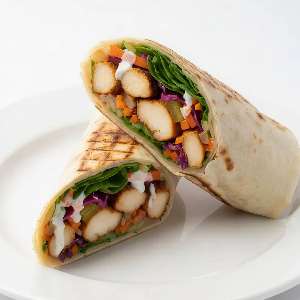 Roll de pollo marinado y asado al carbón
